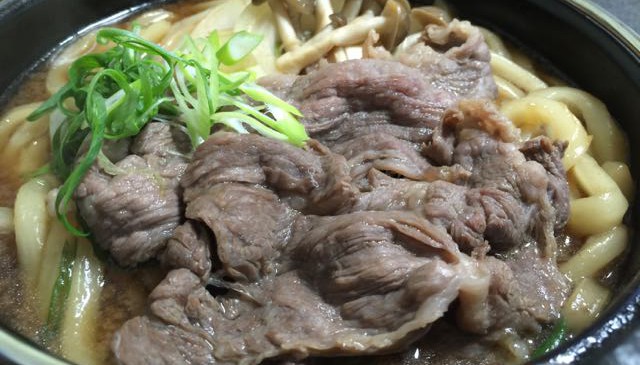黒毛和牛のすき焼きうどん